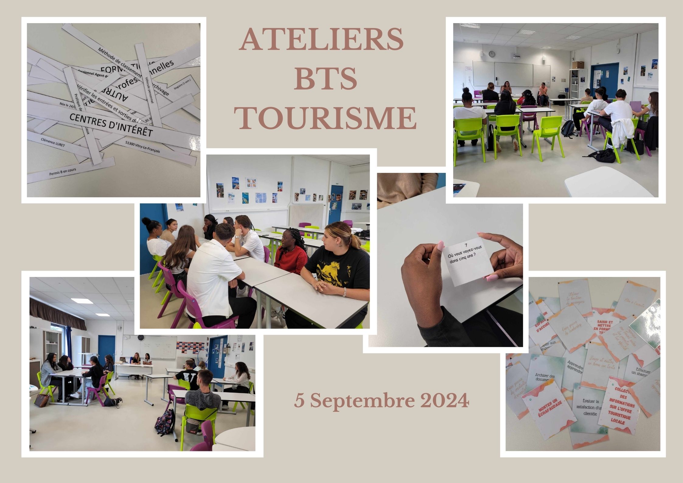 ATELIERS BTS TOURISME